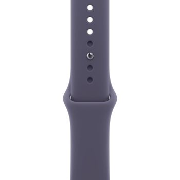 Apple Watch Series 11, 42 mm, Space Gray Aluminum Purple Fog Sport Band S/M